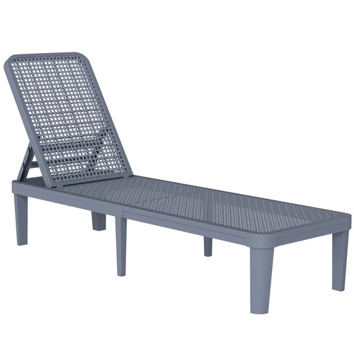 Outsunny plastic sun lounger - outsunny,