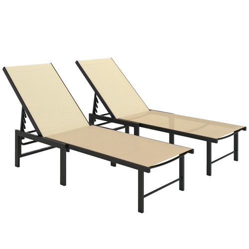 Outsunny sun loungers - sun, set