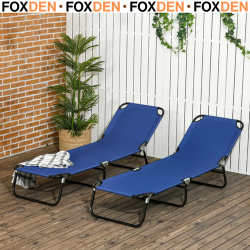 Set folding sun loungers - set,