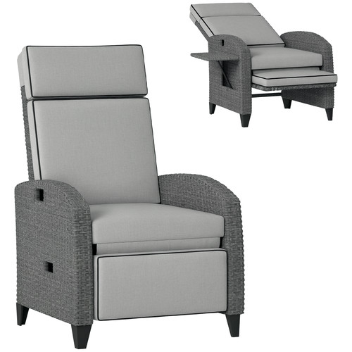 Outsunny garden recliner - recliner, w/
